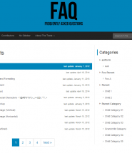 FAQ WordPress Teması