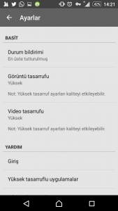 Opera Max Ayarlar
