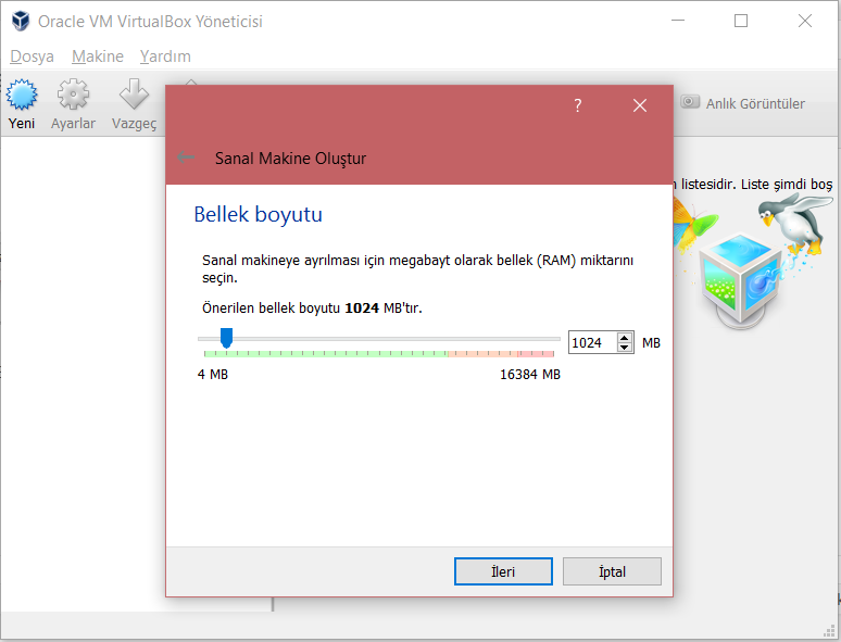 virtualbox için ubuntu isoyu indirin