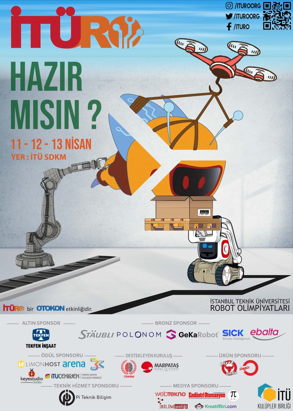 13. İTÜ Robot Olimpiyatları’na Hazır Mısın?